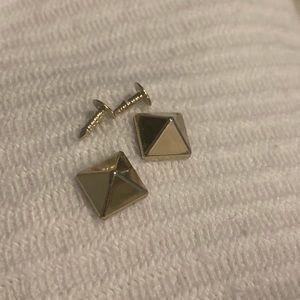 Authentic Square Replacement Studs With Backs X2
